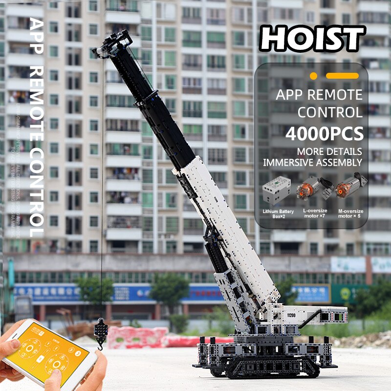 Technical Motorized LIEBHERRS LTM 11200 Excavator Crane
