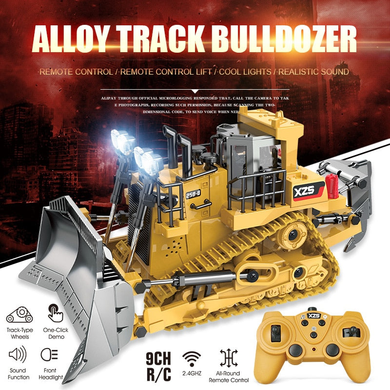 Remote Control Bulldozer - 1:24 Scale