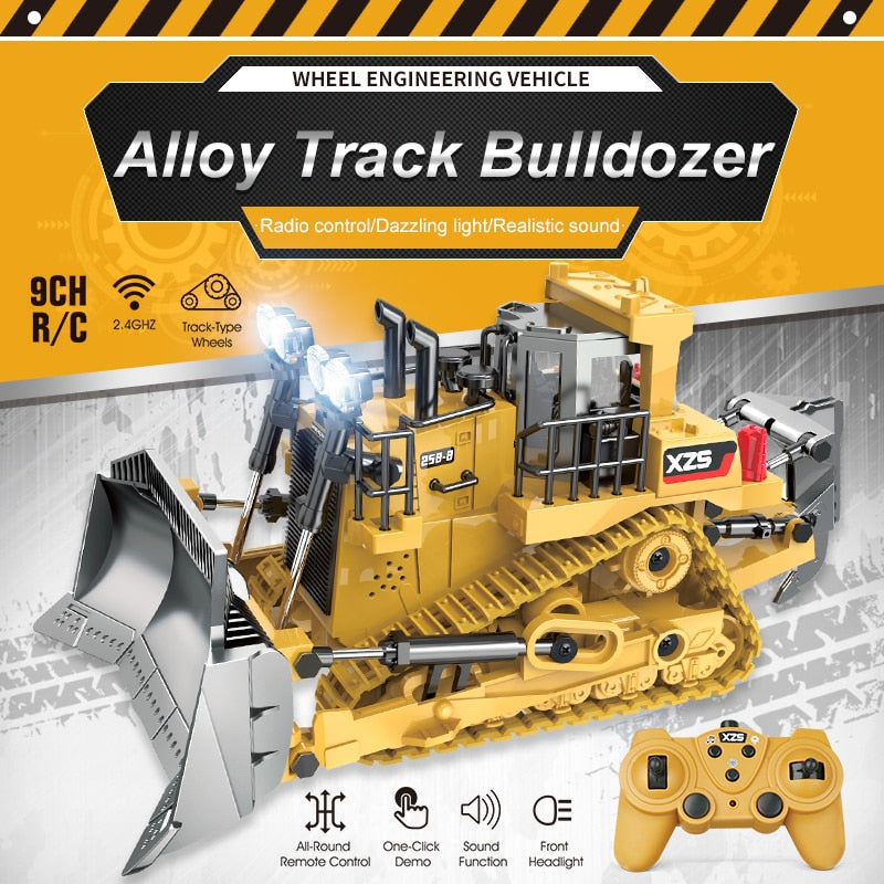 Remote Control Bulldozer - 1:24 Scale