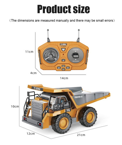 Remote Control Dump Truck -1:24 scale