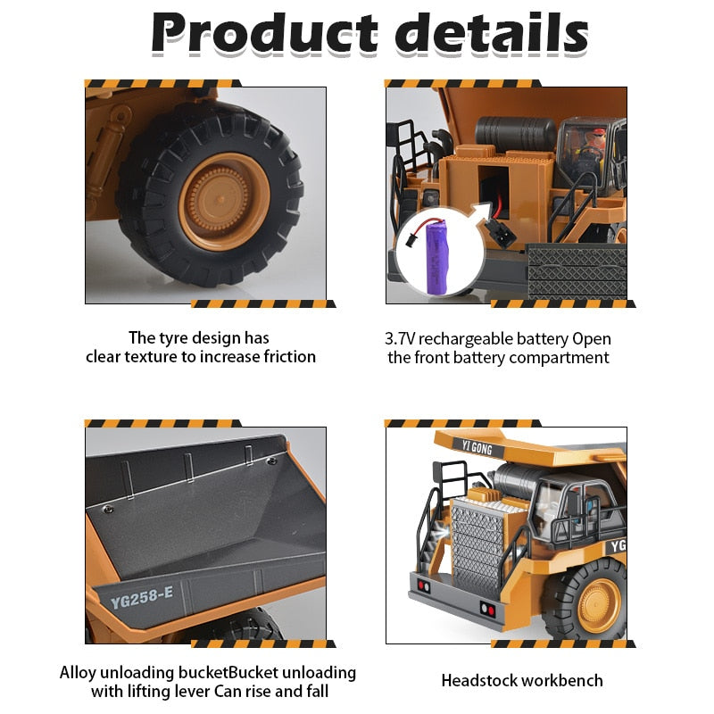 Remote Control Dump Truck -1:24 scale