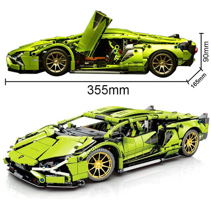 Technical Lamborghini Hypercar Building Blocks