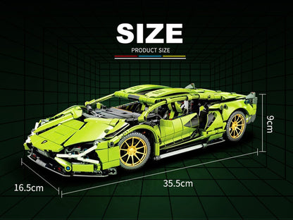 Technical Lamborghini Hypercar Building Blocks