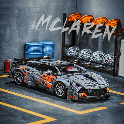 Technical Champion McLaren P1 Speed Sports Racing Car Building Block